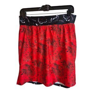 Stylish Red Women's Skort
